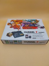 Console Fairchild Channel F en boite 2 jeux Videocart 1 et 12 videoplay Saba