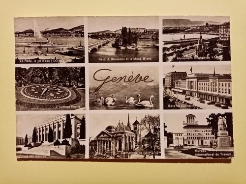 Carte postale suisse geneve - carte, suisse-