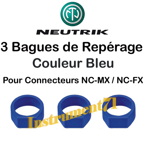 Anneaux couleur bleu pour - anneaux,