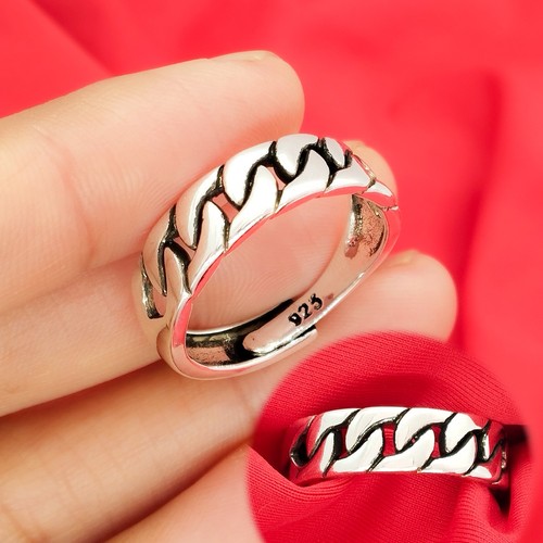 Bague chaine réglable plaqué - réglable,
