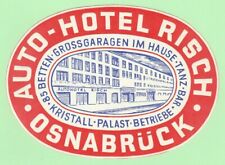 ALLEMAGNE GERMANY DEUTSCHLAND OSNABRUCK AUTO HOTEL RISCH