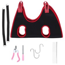  1 ensemble de Mini hamac Pet Shop pour couper les ongles chat chien écharpe