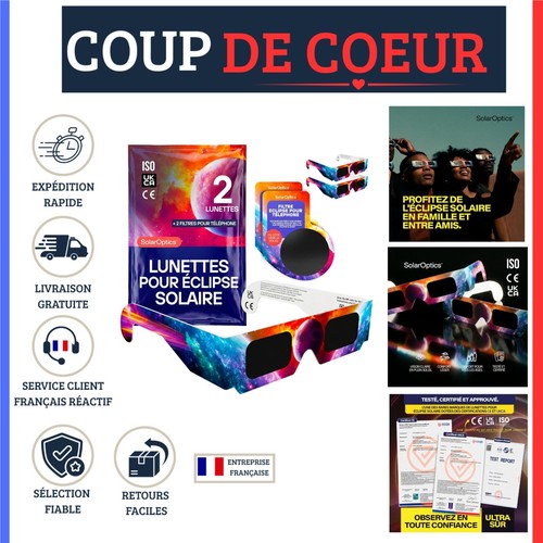 Lunettes éclipse solaire