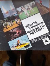 album de chromos complet chocolat jacques sports insolites