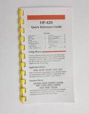 Hewlett packard 42s - hewlett,