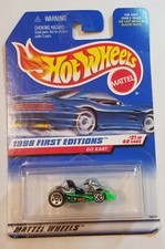 HOT WHEELS 1998 FIRST EDITIONS GO KART GREEN 21/40 COLLECTOR #651 