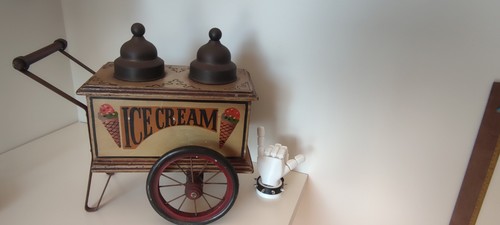 Chariot glaces bois - à,