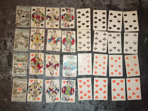 Jeu cartes allemand au - de,