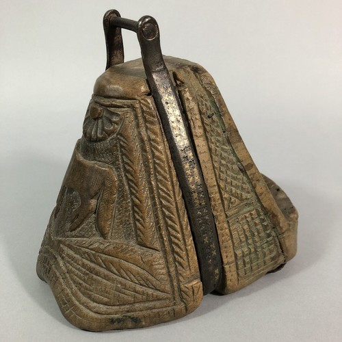 Rare ancien étrier bois - Étrier, en