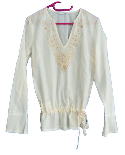 Chemise chemisier blouse creme