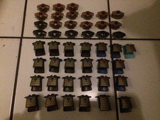 playmobil gros lot cuirasses  samourai , egyptien pour custom