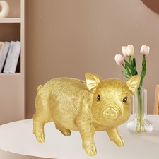 Tirelire cochon doré, objet