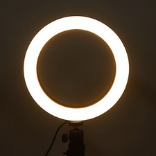 20cm LED Ring Light 3200K-5500K Dimmable USB Port Photography Lamp With Trip NEW