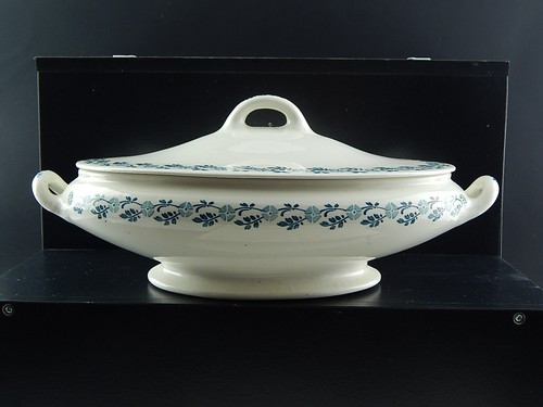 Antique soupière légumière - soupière,