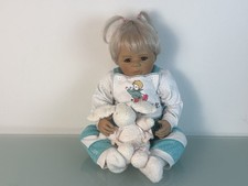 Poupée d'artiste poupée Monika Levenig poupée en porcelaine 55 cm. Excellent ...