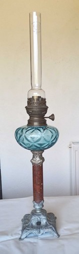 Grande lampe pétrole - lampe,