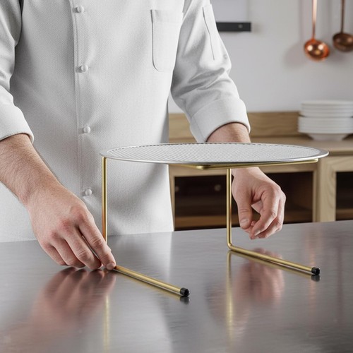 Supports pizza de - de, table