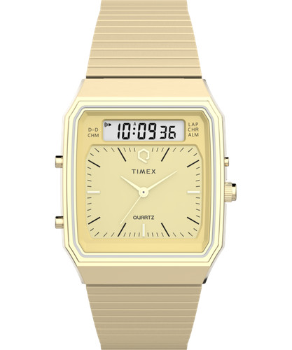 Timex montre doré analogique - montre,