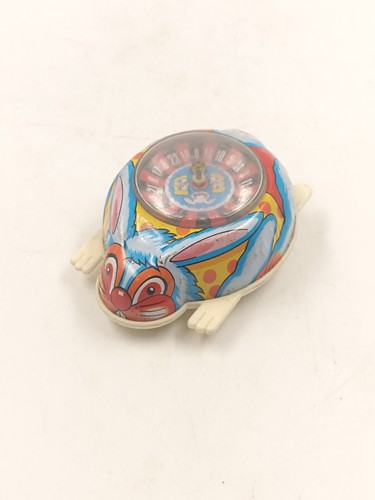 Jouet ancien lapin tôle - ancien,
