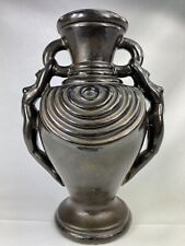 SUPERBE VASE NOIR LUSTRE