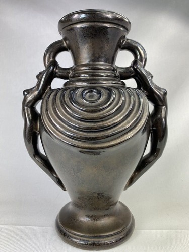 Superbe vase noir lustre - superbe,