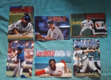 1998 Sports Illustrated Then and Now Great Shots Lot Of 6 - 5" X 7" Mini-Posters