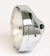 Phare En Verre Clair Chromé