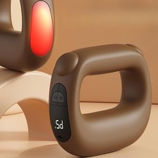 Mini appareil de massage électrique réglable, chauffant et vibrant, pour