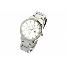 Bracelet Montre Homme Argent