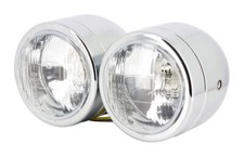 Phare Double Optique Chromé