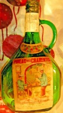 ancien bouteille pineau des charentes BRILLET MOREAU LA ROCHELLE timbre garantie