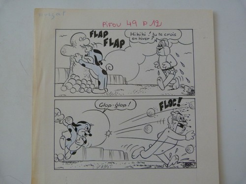 Dessin original pifou pif - z,