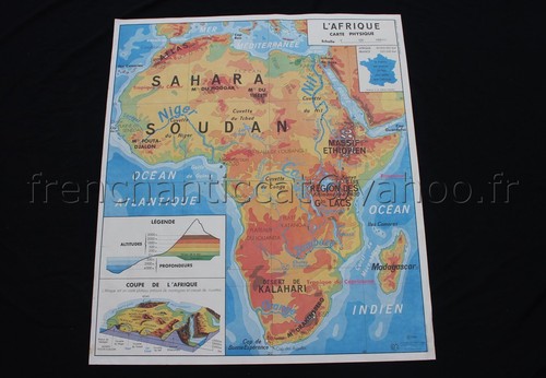 C303 carte scolaire vintage - scolaire,