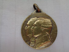 MEDAILLE BRONZE WASHINGTON LAFAYETTE JOURNEE DE PARIS 1917 G. LAVRILLIER