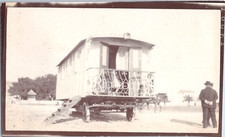 France, Cannes, roulotte de plage  Vintage albumen print,  Tirage citrate  7