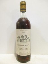  monbazillac château septy liquoreux 1976 - sud-ouest