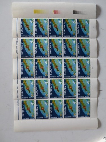 Cept 1991 roumanie - roumanie, en