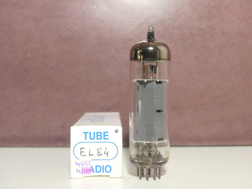 El84 6bq5 erased label - /,