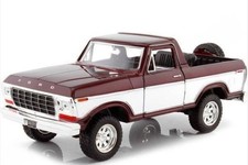 MOTOR MAX, FORD Bronco 1978 bordeaux, échelle 1/24, MMX79372BORDEAUX