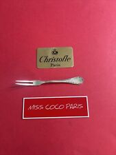 PIC APÉRITIF SAUCISSON 17CM CHRISTOFLE FRANCE MARLY TRÈS BEL ÉTAT METAL ARGENTE;