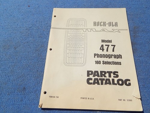 Rock ola 477 - 477, parts