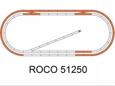 ROCO Set voie Geoline digital