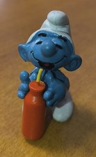 SCHTROUMPF BOISSON GOURDE ORANGE ANNEE 80