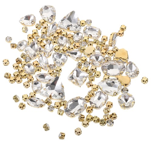 130pcs coudre sur des - , strass