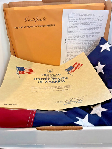 Official capitol flown flag - us,
