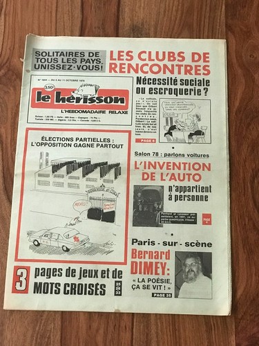 Journal hérisson 1694 - hérisson,