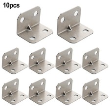 Support d'angle de meuble robuste pour armoires 1020 pièces fer nickel L quinca