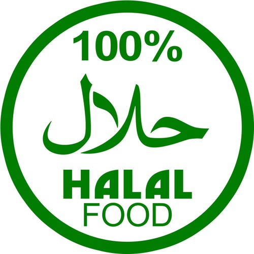 Halal food 20x20cm - halal,