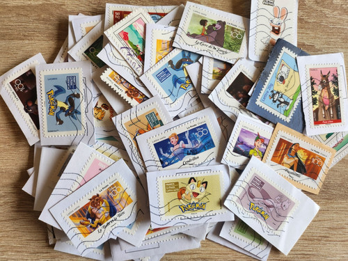 Lot timbres oblitérés - lot,