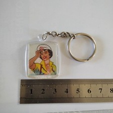 Porte clé vintage lenticular - porte,